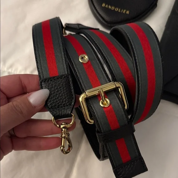 Bandolier Kimberly Adjustable Crossbody iPhone 15 Pro Max with Mini Heart Pouch